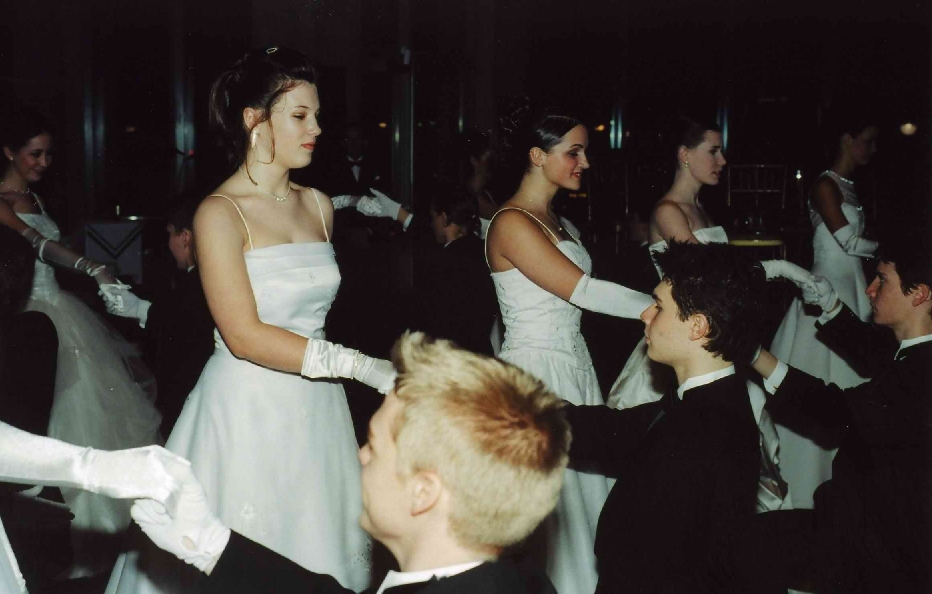 Debutante Ms. Charlotte-Anaïs Ditz and partner