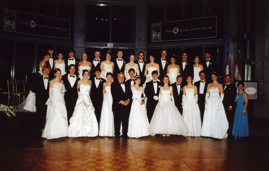 Mr. David Wallace, the Dance Instructors and the Debutantes