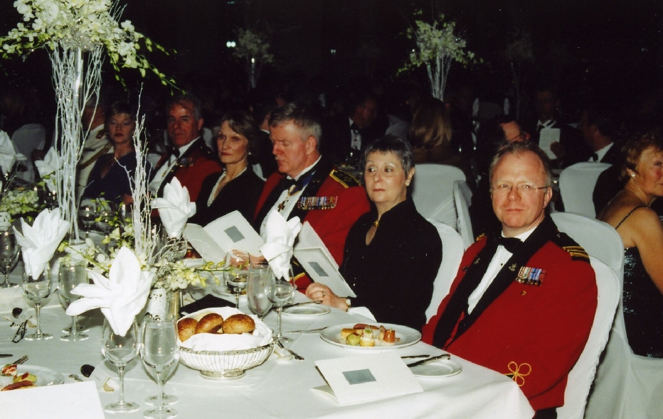 Gen. Hillier and wife, Comm. Zaccardelli and wife, Maj. Martin, Mrs. Ditz